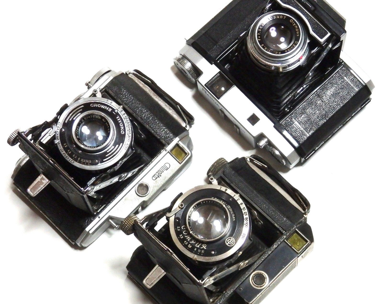 Three Cameras from ebay LensRetro